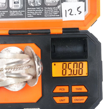 6.5" Vintage Navajo Pilot Mountain turquoise sterling cuff bracelet Jeff James - Estate Fresh Austin