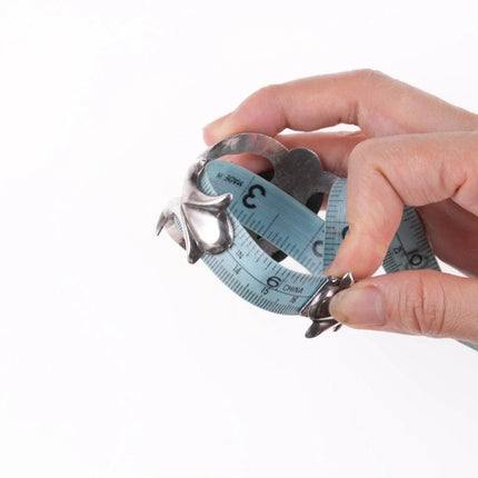 6.5" Vintage Navajo Tufa cast silver bracelet with turquoise - Estate Fresh Austin