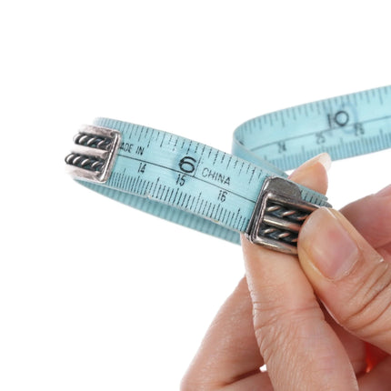 6.5" Vintage Navajo twisted silver wire cuff bracelet - Estate Fresh Austin