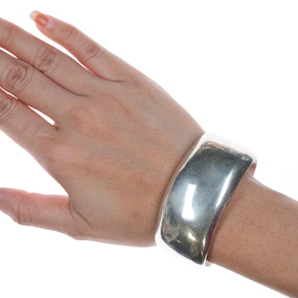 6/5" Vintage Southwestern silver bracelet - Estate Fresh Austin