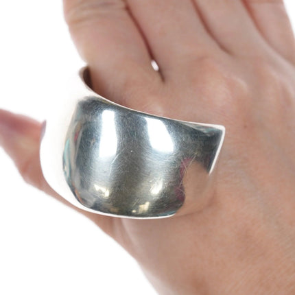 6/5" Vintage Southwestern silver bracelet - Estate Fresh Austin