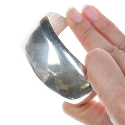 6/5" Vintage Southwestern silver bracelet - Estate Fresh Austin