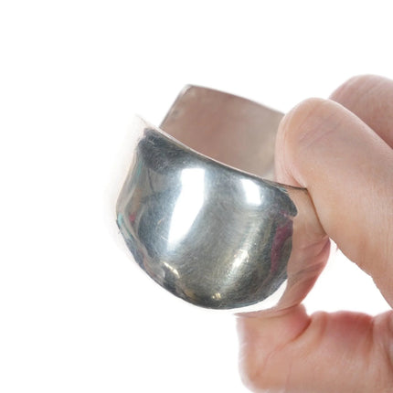 6/5" Vintage Southwestern silver bracelet - Estate Fresh Austin