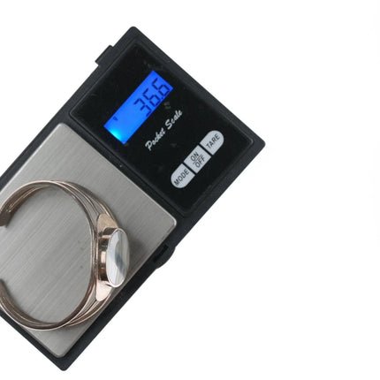 6.5" Vintage Southwestern sterling mother of pearl mosaic bracelet - Estate Fresh Austin