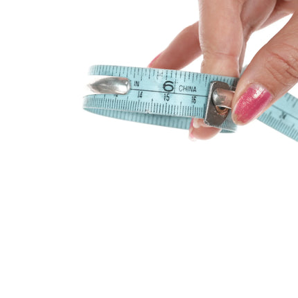 6.5" Vintage Zuni carinated silver flush inlay turquoise cuff bracelet - Estate Fresh Austin