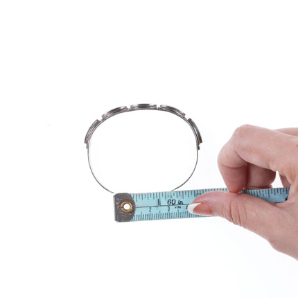 6.5" Vintage Zuni Silver Channel inlay turquoise bracelet - Estate Fresh Austin