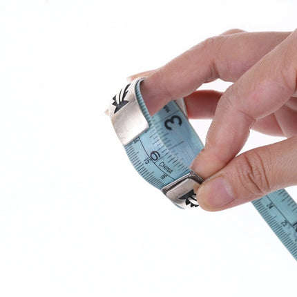 6.5"Hopi Overlay Sterling cuff bracelet - Estate Fresh Austin