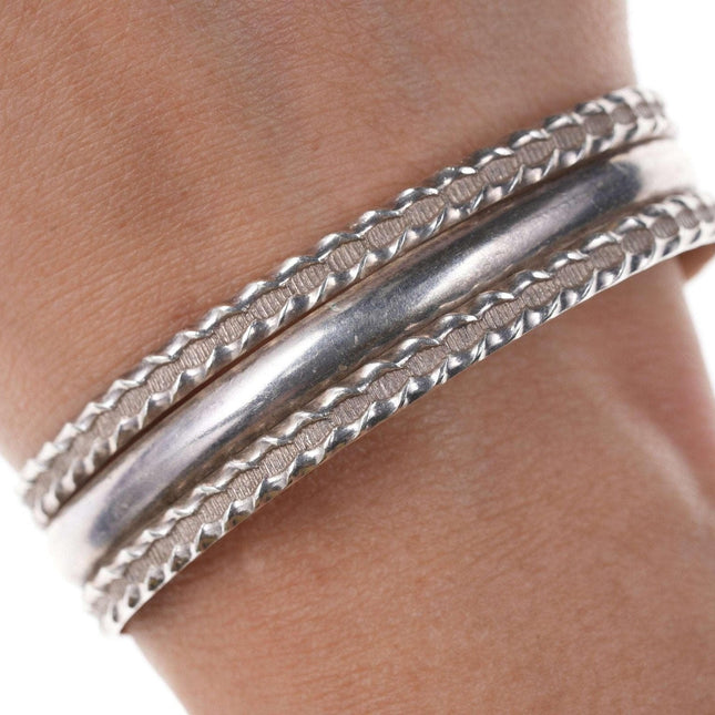 Vintage Sterling-Manschettenarmband der amerikanischen Ureinwohner