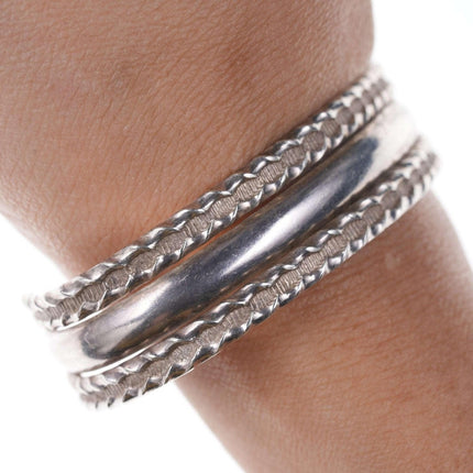 Vintage Sterling-Manschettenarmband der amerikanischen Ureinwohner