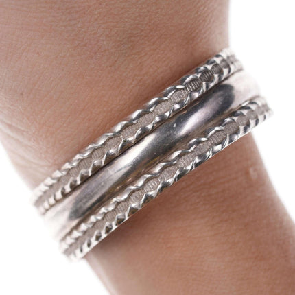 Vintage Sterling-Manschettenarmband der amerikanischen Ureinwohner