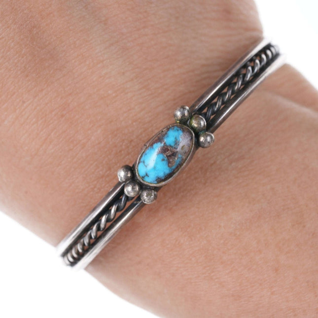 Vintage Navajo silver and turquoise bracelet
