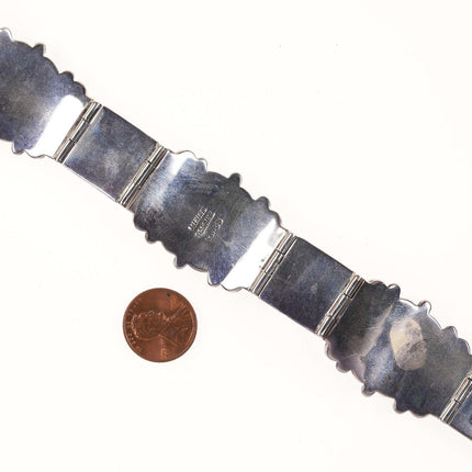 Vintage Mexican Sterling link bracelet