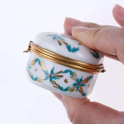 Vintage Hand painted Limoges trinket box