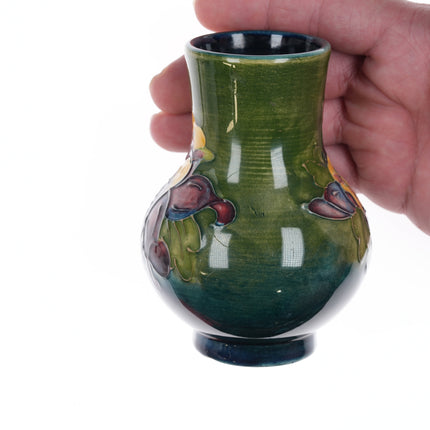 Vintage Moorcroft columbine vase