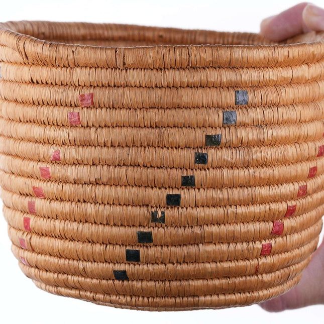 Vintage native alaskan basket