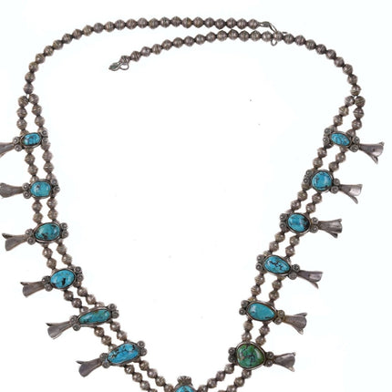 Vintage Navajo Squash blossom necklace