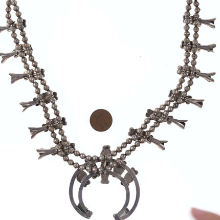 Vintage Navajo Squash blossom necklace