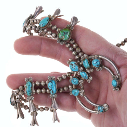 Vintage Navajo Squash blossom necklace