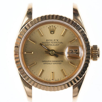 1990 18k Damen Rolex Oyster Perpetual Datejust