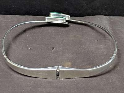 Vintage mexikanischer Silber Malachit Klemm-Halsband