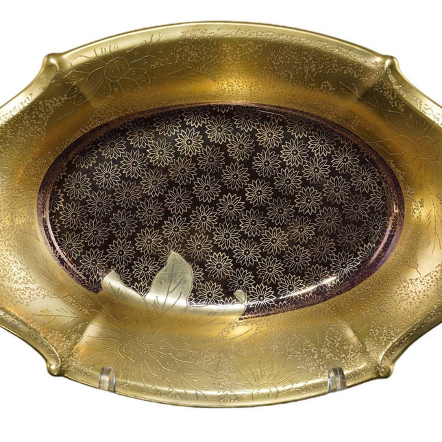 1920 年代 Noritake Pickard 装饰重金装饰艺术碗