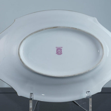 1920's Noritake Art Deco heavily gilt oval bowl