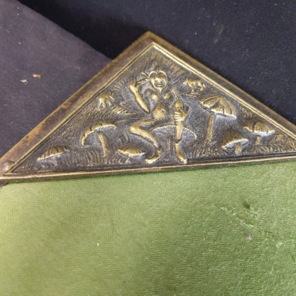 C.1910 Dartmoor Pixie Bronze Schreibtischset Evil Elves Magic Mushrooms 4tlg