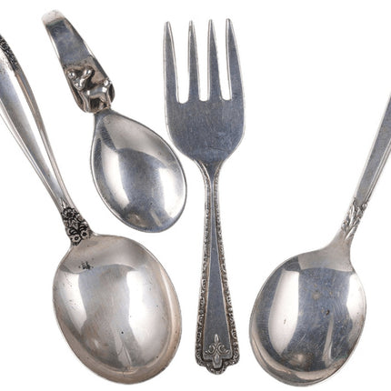 Vinage Sterling baby Spoons and fork