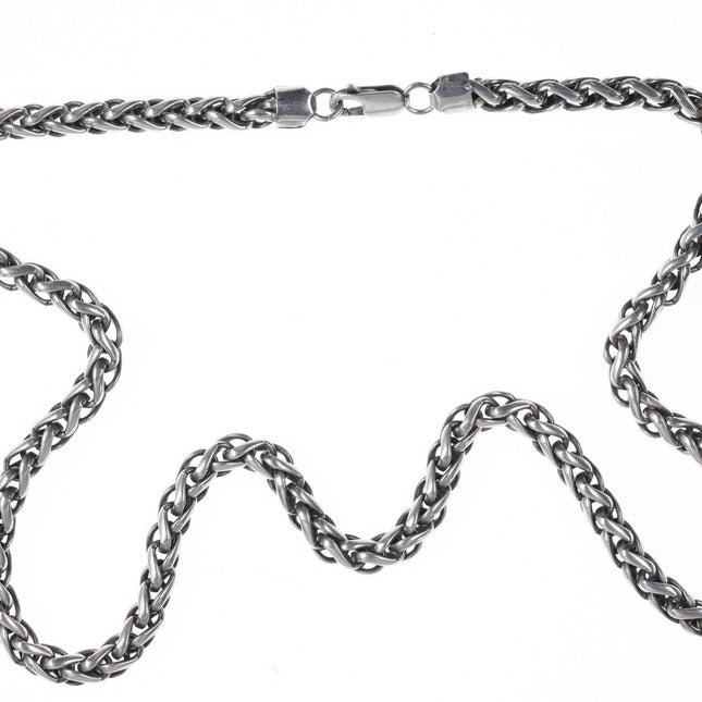 18" Retro-Halskette aus Sterlingsilber