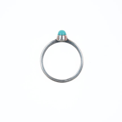 sz5 Retired James Avery Sterling and turquoise ring