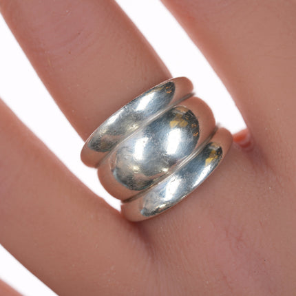 sz7 Retired James Avery Modernist sterling ring