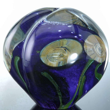 Robert Eickholt Heavy Large Studio Art glass paperweight