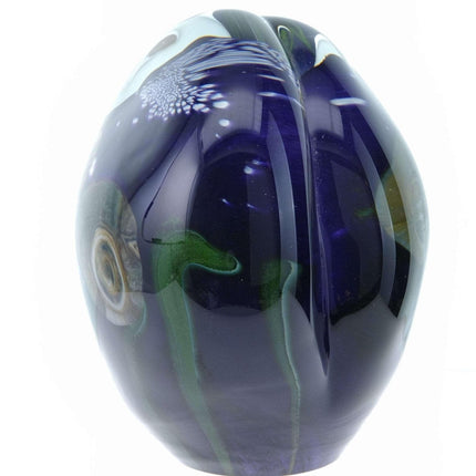 Robert Eickholt Heavy Large Studio Art glass paperweight