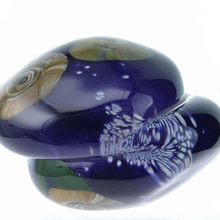 Robert Eickholt Heavy Large Studio Art glass paperweight