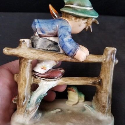 6" Hummel Crown Mark Boy with Frog Figure c.1945 6" tall, 5" wide MINT