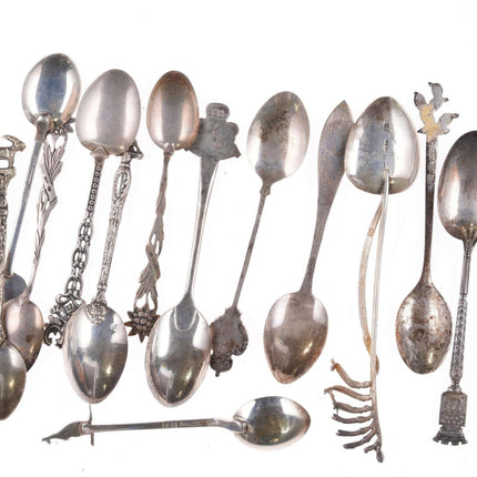 World Traveler Collection Sterling silver demitasse spoons