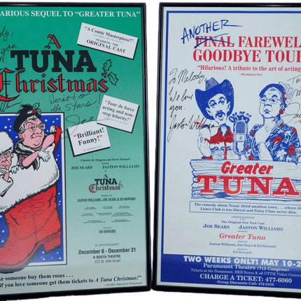 Signed Greater Tuna Posters Jaston Williams/Joe Sears