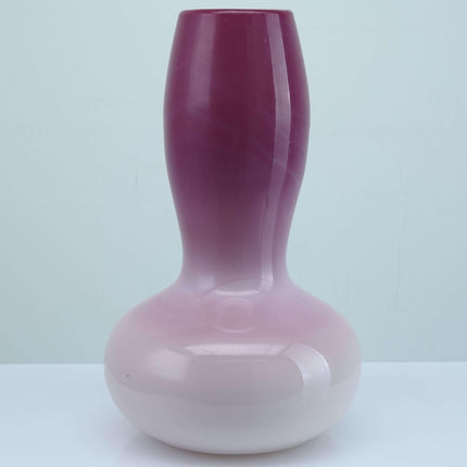 c1880 New England Glossy Peachblow Art Glass Vase