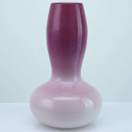 c1880 New England Glossy Peachblow Art Glass Vase