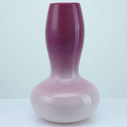 c1880 New England Glossy Peachblow Art Glass Vase