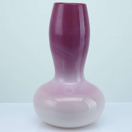 c1880 New England Glossy Peachblow Art Glass Vase