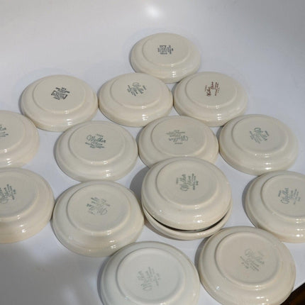 15 1950's-1960's Restaurant China Coasters Astrup Company Walker China 4"