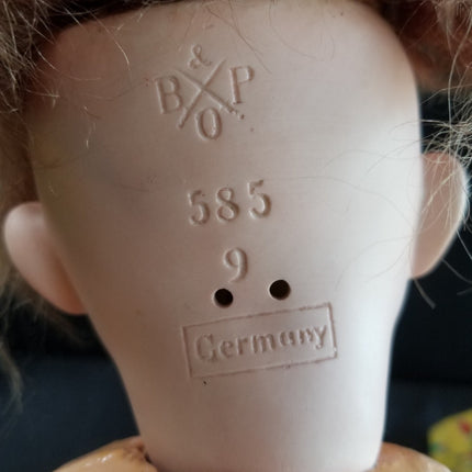 Bahr & Proschild 585 18 吋德國陶瓷娃娃，約 1900 年