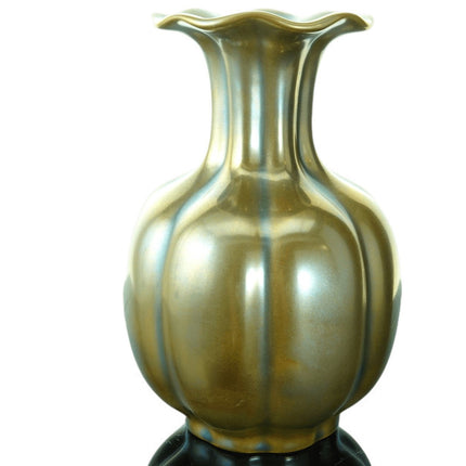c1930 Zsonlay 匈牙利曙红彩虹花瓶 装饰艺术时期和风格