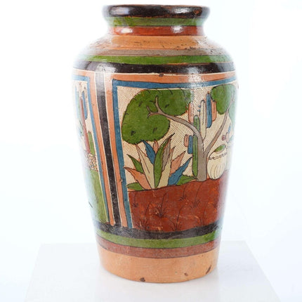 Huge 1943 Tlaquepaque Vase Souvenir of Santa Fe New Mexico