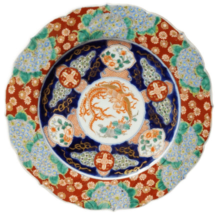 Meiji-Zeit Japanisches Imari Ladegerät Feine Qualität 12,25"