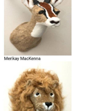 1970's Merikay Mackenna Guilt Free Animal Trophy Lion Head Taxidermy 18" Listed