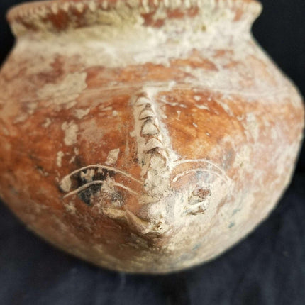 前哥伦布时期陶器肖像胸形罐