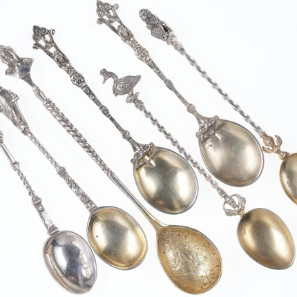 1880's Fanciest sterling spoons ever