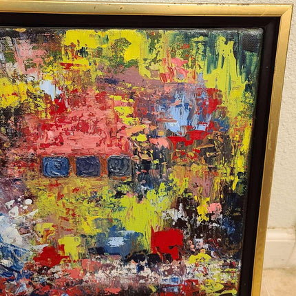 Leanne Venier Austin Texas Abstract Artist Oil on Canvas "Possession In great Me